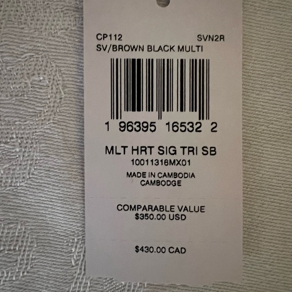 Coach hearts handbag / shoulder bag in black /brown leather - Picture 7 of 10